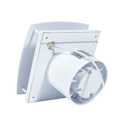 Ventilador de flujo axial de corriente eléctrica de tipo 100 mm para montaje en la pared en la cocina y el baño