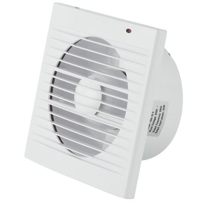 Montado en la pared 6 pulgadas ventilador extractor de ventana de baño de persiana personalizable para HVAC e hidropónica