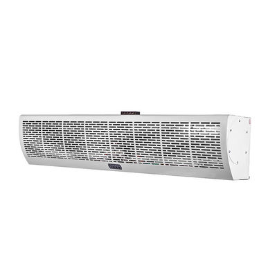 150 cm de hoja galvanizada concha vertical cortina de aire centrífuga para montar la ventana de la pared