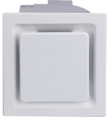 Ultra silencioso ventilador de ventilación de baño de 4 pulgadas personalizado con luz LED en blanco