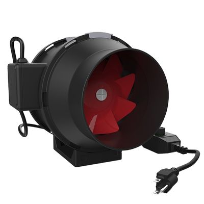 162-252 Cantidad de aire 6 pulgadas 440 cfm Ventilador de flujo axial en línea para la ventilación de la tienda de cultivo
