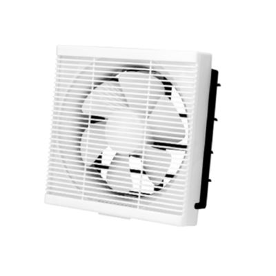 Tipo de techo de invernadero Ventilación 100 mm Blanco silencioso de pared montado ventilador de escape con amortiguador