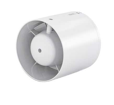 Bajo ruido 5 pulgadas de color blanco invernadero crecer carpa montaje de pared extractor ventilador de escape para el beneficio