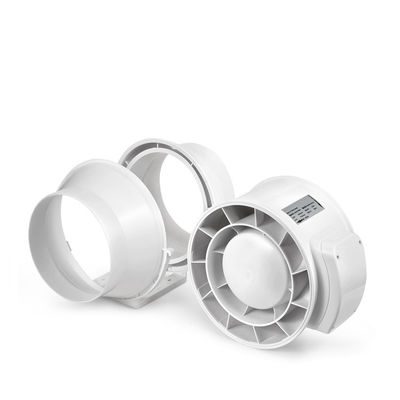 6 8 pulgadas silencioso plástico baño cocina conducto circular hogar ventilador centrífugo diseño OEM / ODM