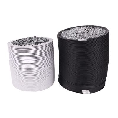 Ventilador de flujo axial de cuchilla de plástico conducto de PVC flexible para ventilación de aire de alta temperatura
