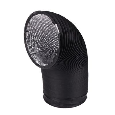 Ventilador de flujo axial de cuchilla de plástico conducto de PVC flexible para ventilación de aire de alta temperatura