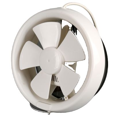 Tipo de corriente eléctrica de corriente alterna Cuchilla hidropónica de plástico montado en la pared ventilador axial para conductos redondos