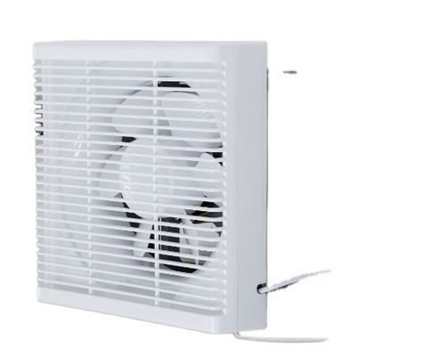 1. Soporte ODM 8-10 pulgadas 220V plástico baño cocina silencioso cuadrado techo montaje ventilación ventilador de escape