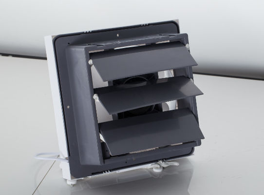 1. Soporte ODM 8-10 pulgadas 220V plástico baño cocina silencioso cuadrado techo montaje ventilación ventilador de escape