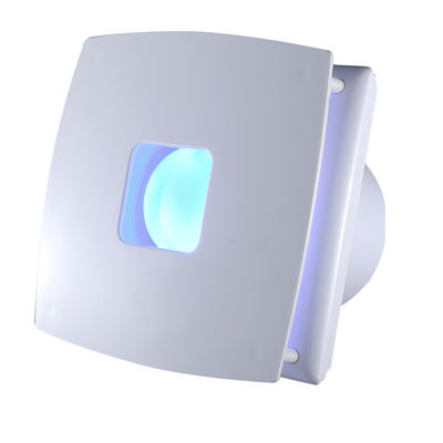 Ventilación de vivienda montada en la pared con luz LED plástico ventilador de pared silencioso tipo de corriente eléctrica AC