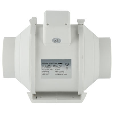 150mm 8 pulgadas ventilador de conducto en línea 240V ventilador de pared de ventilación de plástico AC