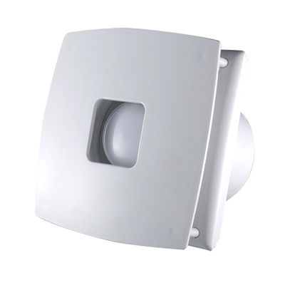 Ventilación silenciosa de baño de plástico con ventilador de extracción de aire de pared montado con luz LED 240V