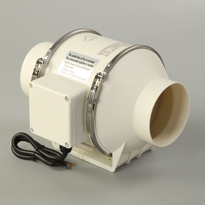 220V 4-12 pulgadas 100mm 125mm 150mm 200mm ventilación del conducto de aire de flujo mixto ventilador en línea