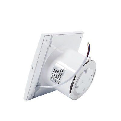 Ventilador cuadrado de baño y cocina con flujo axial y diseño de montaje en pared