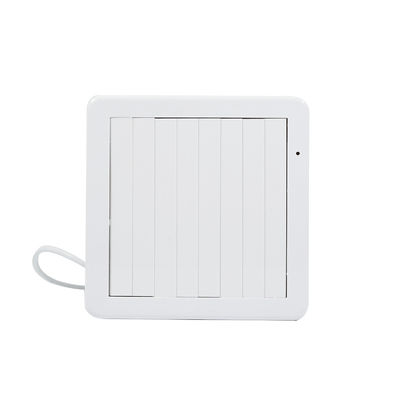 OEM/ODM 6 8 10 12 Pared de plástico cuadrada Ventana de ventana de baño ventilador de escape con ventilador extractor de aire de red de alfombra