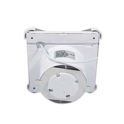 Ventilador de escape de ventilación redondo de 4 pulgadas de color blanco montado en la pared con enchufe para la ventana de la cocina del baño
