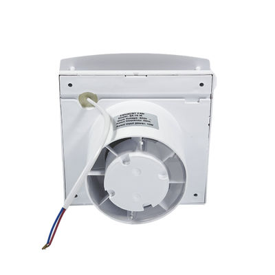 Ventilador de escape de ventilación redondo de 4 pulgadas de color blanco montado en la pared con enchufe para la ventana de la cocina del baño