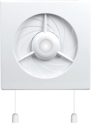 Producción en masa propia de ventilador de extracción de aire de 150 mm montado en pared blanca con servicios OEM/ODM