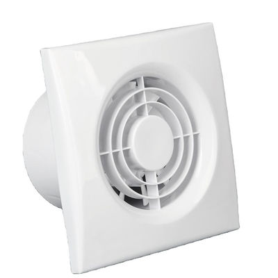 12Ventana de baño montado en la pared ventilador de flujo axial con obturador masivo y corriente eléctrica continua