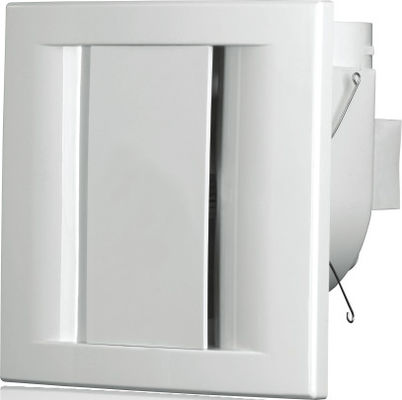 2-12 pulgadas ventilador de escape de cocina de pared montado negro con iluminación y diseño de flujo axial