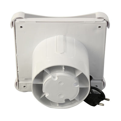 Ventilador de ventilación ultra silencioso de baño de 100 mm con ventilador de escape montado en la pared de luz LED