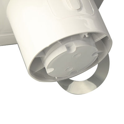Ventilador de ventilación ultra silencioso de baño de 100 mm con ventilador de escape montado en la pared de luz LED