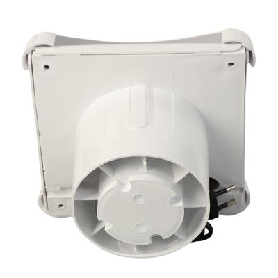 Ventilador de ventilación ultra silencioso de baño de 100 mm con ventilador de escape montado en la pared de luz LED