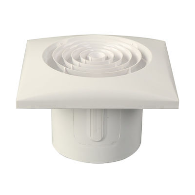 Ventilador de ventilación ultra silencioso de baño de 100 mm con ventilador de escape montado en la pared de luz LED