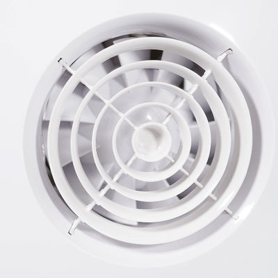 4 pulgadas de 100 mm de pared montado escape para el baño sin persiana trasera