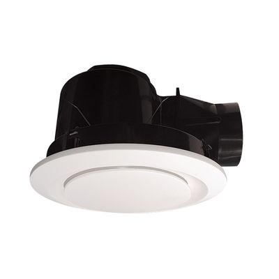 10 pulgadas de cocina baño personalización de pared montada ventilación con ventilador extractor de aire de luz LED