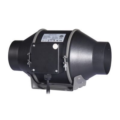 100~240V Bajo ruido 4 pulgadas 100 mm ventilador de conducto en línea con controlador de velocidad para ventilador de ventilación hidropónica