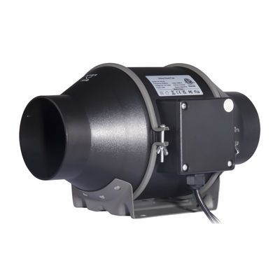 100~240V Bajo ruido 4 pulgadas 100 mm ventilador de conducto en línea con controlador de velocidad para ventilador de ventilación hidropónica