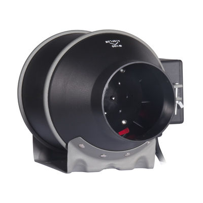 100~240V Bajo ruido 4 pulgadas 100 mm ventilador de conducto en línea con controlador de velocidad para ventilador de ventilación hidropónica