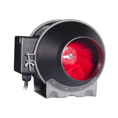 100~240V Bajo ruido 4 pulgadas 100 mm ventilador de conducto en línea con controlador de velocidad para ventilador de ventilación hidropónica