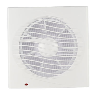 Por mayor 6 8 pulgadas 220V plástico baño cocina silencioso cuadrado techo montaje ventilación ventilador de escape