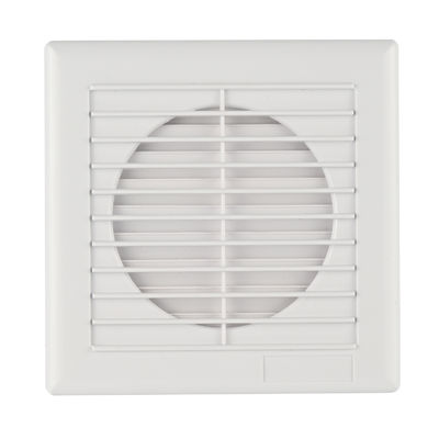 Por mayor 6 8 pulgadas 220V plástico baño cocina silencioso cuadrado techo montaje ventilación ventilador de escape