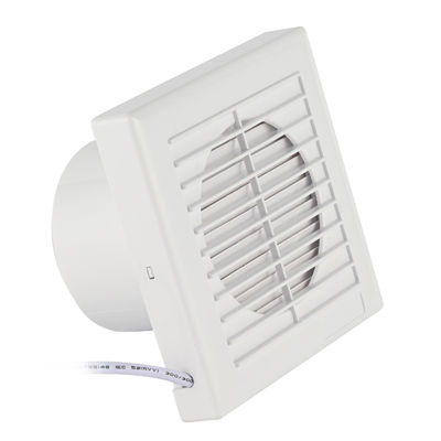 Por mayor 6 8 pulgadas 220V plástico baño cocina silencioso cuadrado techo montaje ventilación ventilador de escape