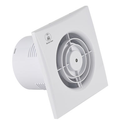 125 mm Rastreador de bajo ruido Ventilación de baño Ventilador de escape montado en la pared con sensor de humedad Ventilador extractor de aire