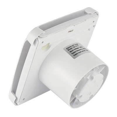 Ventilación de baño silenciosa de plástico de 6 pulgadas con ventiladores de ventilador de escape montados en la pared