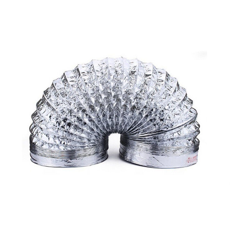 Vida Mecánica 3 Años Blanco 100MM Aire Semi rígido 8 pulgadas Semi rígido de aluminio flexible UV tubo de conducción