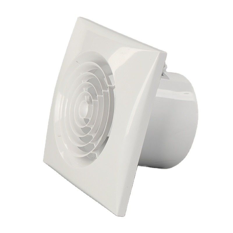AC eléctrico de 6 pulgadas de baño montado en la pared del ventilador de extracción de aire axial en blanco/negro