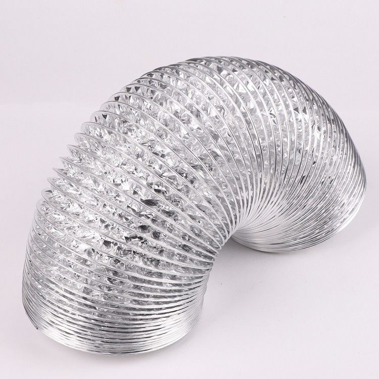 Conducto flexible para el ventilador de escape Semi rígido blando doble capa única AU Blanco estándar