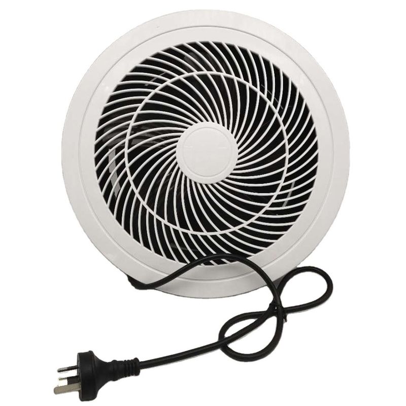 Masa personalizada de 200 mm 250 mm ventilador de escape de techo de montaje de pared con luz LED OEM / ODM Hecho