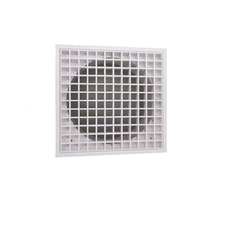 El ventilador de ventilación de la pared es cuadrado, el aspirador de ventilación ABS es de plástico y la salida de aire exterior es de plástico