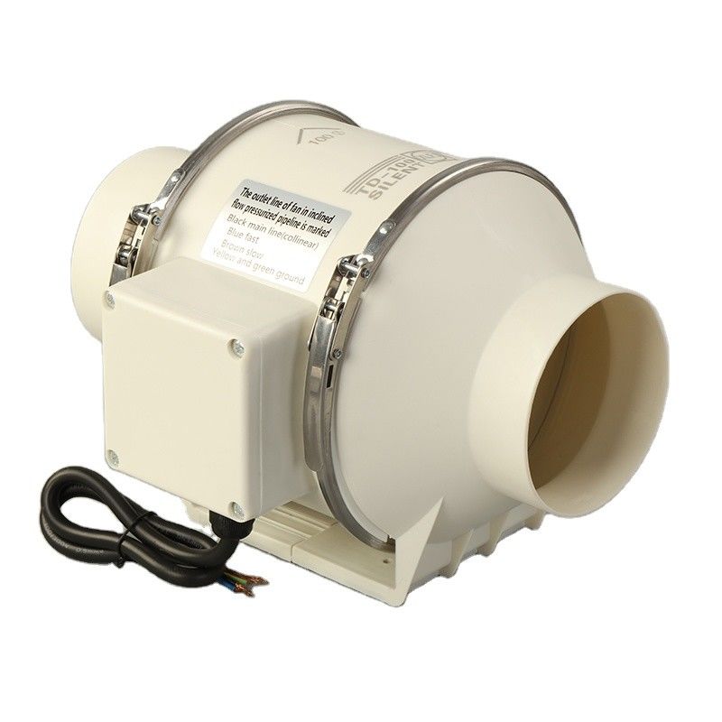 Ventilador de aire acondicionado de 5 pulgadas TT de flujo mixto de escape hidropónico