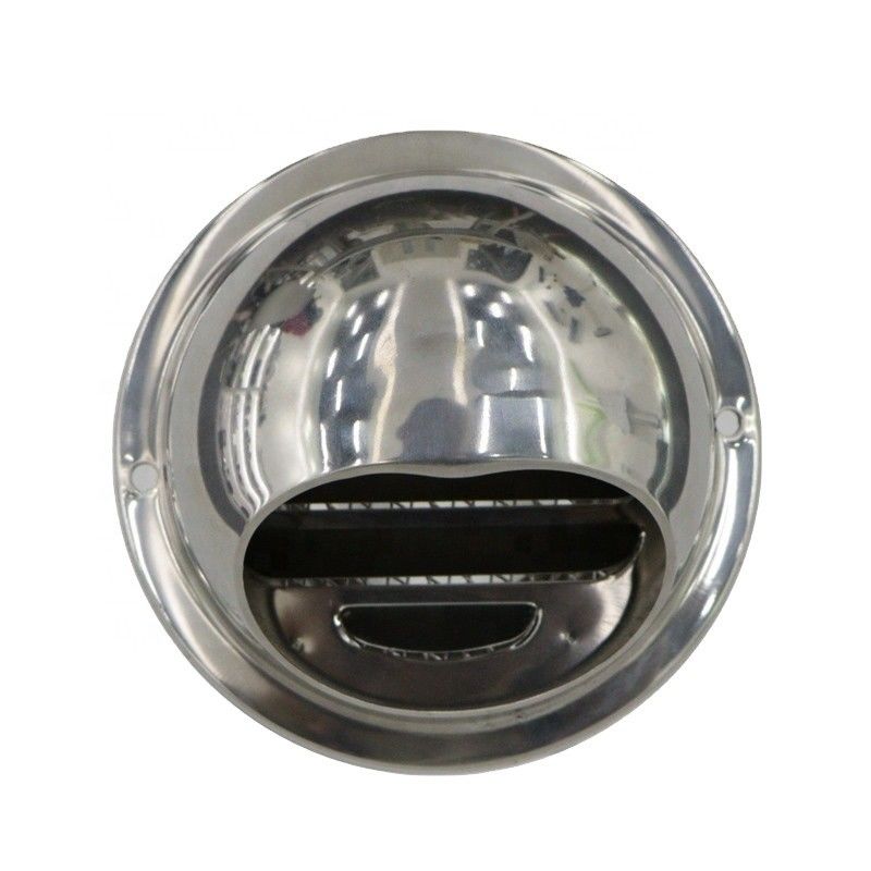 Forma cuadrada 3 4 5 6 10 pulgadas de acero inoxidable Grill Cover Hood Extractor de ventilación de aire secador de tuberías