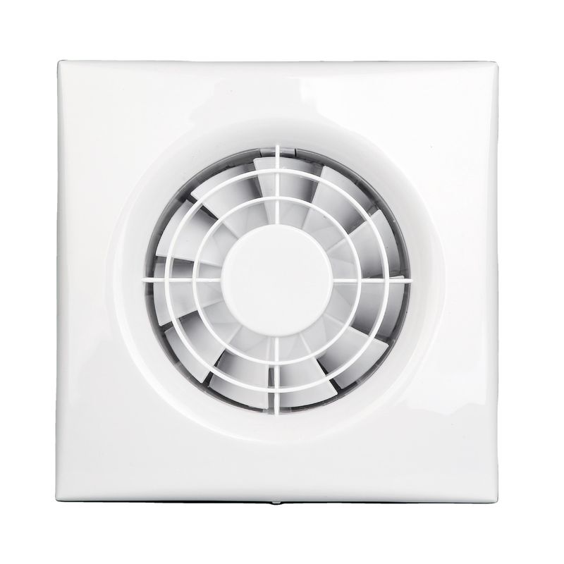 Ventilador de flujo axial montado en la pared del baño para ventilación del baño