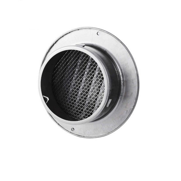 6 pulgadas de acero inoxidable para la pared de la casa aire redondo de ventilación difusor con tapa de ventilación a prueba de agua
