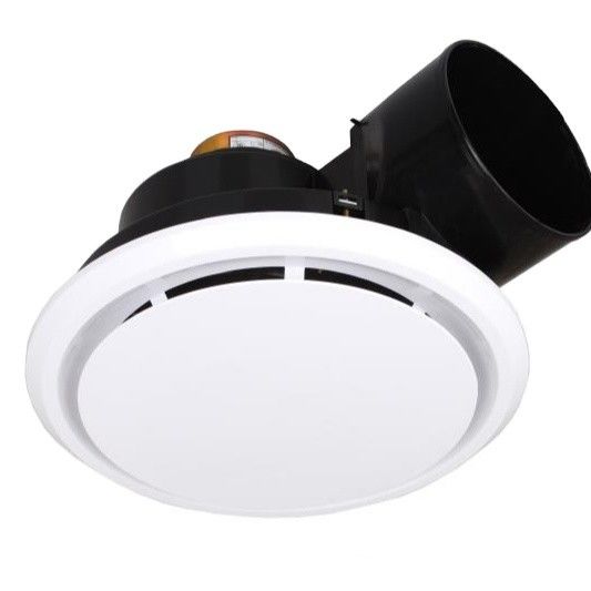 El ventilador de conducto de baño luz LED y extractor de escape ventilador de techo de ventilación 162-252 cantidad de aire