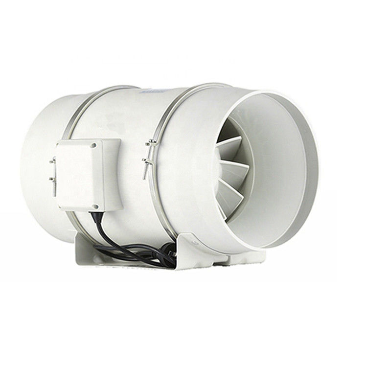 Soporte OEM 8 pulgadas Personalización Silencio Control de velocidad del ventilador en línea Humedad Super Silencio Mix Flow Duct Fan